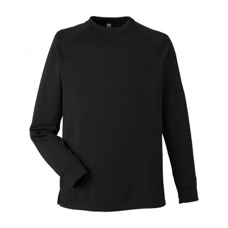 CE800 CORE365 CE800 Fusion ChromaSoft Fleece Crewneck Pullover BLACK