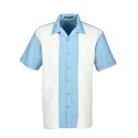 M575 Harriton Cloud Blue/ Cream