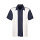 M575 Harriton Navy/ Cream