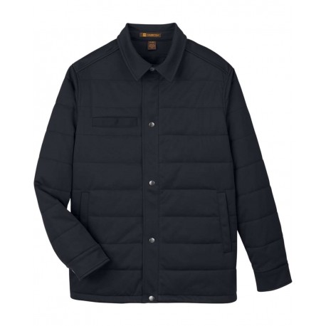M821 Harriton M821 Guardian Soft Shell Chore Coat BLACK