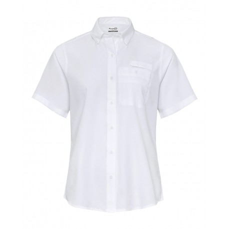 704 Paragon 704 Women's Hatteras Performance Short Sleeve Fishing Shirt WHITE