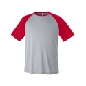 TT62 Team 365 Athletic Heather/ Sport Red