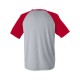 TT62 Team 365 Athletic Heather/ Sport Red