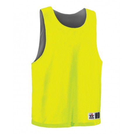 LP001A Alleson Athletic LP001A Lacrosse Reversible Pinnie Safety Yellow/ Graphite