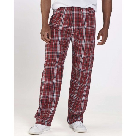BM6624 Boxercraft BM6624 Harley Flannel Pants Garnet/ Black Plaid