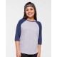 6130 LAT Vintage Heather/ Vintage True Navy