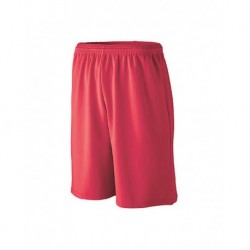 Augusta Sportswear 809 Youth Longer Length Wicking Mesh Athletic Shorts