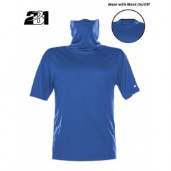 Badger 1922 Youth 2B1 T-Shirt with Mask