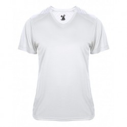 Badger 4062 Ultimate SoftLock Women's V-Neck T-Shirt