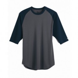 Badger 4133 B-Core Three-Quarter Sleeve Baseball T-Shirt