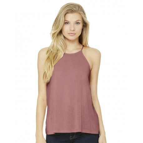8809 BELLA + CANVAS 8809 Women's Flowy High-Neck Tank 
