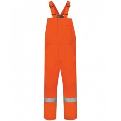 Bulwark BLCSL Deluxe Insulated Bib Overall with Reflective Trim - EXCEL FR ComforTouch - Long Sizes
