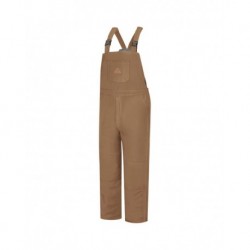 Bulwark BLN4 Brown Duck Deluxe Insulated Bib Overall - EXCEL FR ComforTouch
