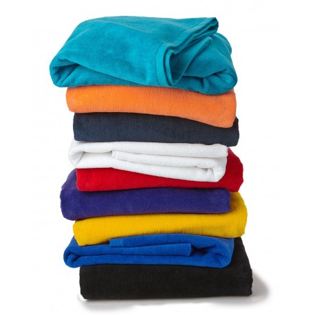 C3060 Carmel Towel Company C3060 Velour Beach Towel HOT PINK