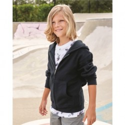 Independent Trading Co. SS4001YZ Youth Midweight Full-Zip Hooded Sweatshirt