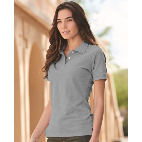 443W JERZEES 443W Women's 100% Ring-Spun Cotton Pique Polo 