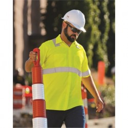 Red Kap SS24HV High Visibility Safety Short Sleeve Work Shirt