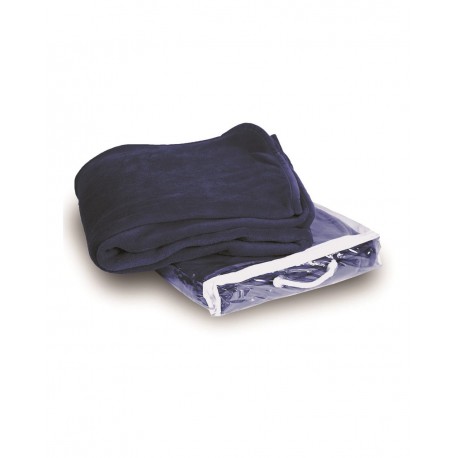 8707 Alpine Fleece 8707 Micro Coral Fleece Blanket NAVY