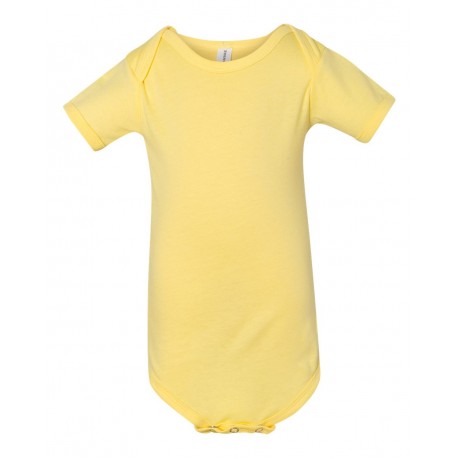 100B BELLA + CANVAS 100B Infant Jersey One Piece YELLOW