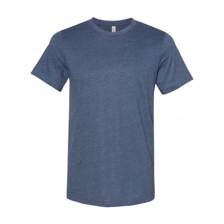 3301 BELLA + CANVAS 3301 Sueded Tee HEATHER NAVY