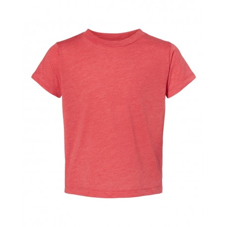 3413T BELLA + CANVAS 3413T Toddler Triblend Tee RED TRIBLEND