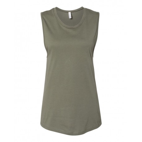 6003 BELLA + CANVAS 6003 Women's Jersey Muscle Tank MILITARY GREEN