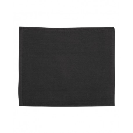 C1518 Carmel Towel Company C1518 Velour Hemmed Towel BLACK