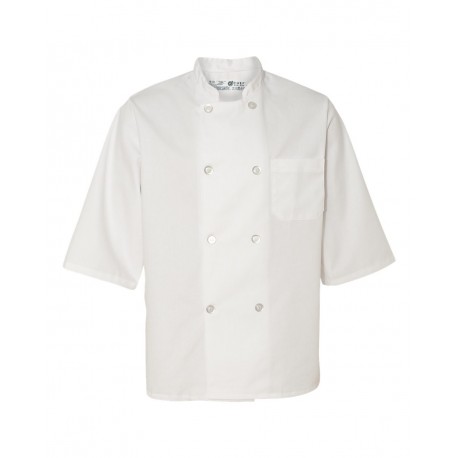 0404 Chef Designs 0404 Half Sleeve Chef Coat WHITE