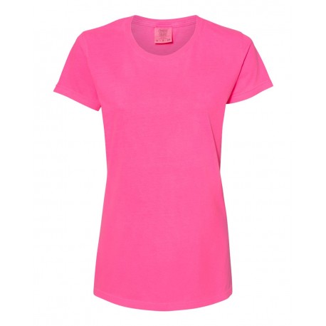 4200 Comfort Colors 4200 Garment-Dyed Women's Lightweight T-Shirt NEON PINK