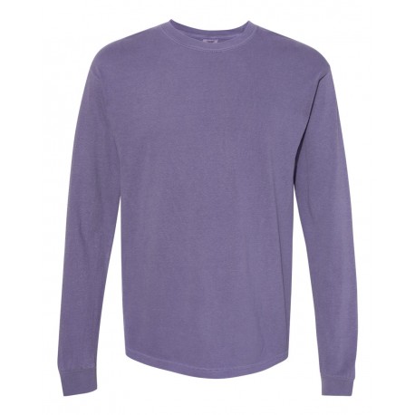 6014 Comfort Colors 6014 Garment-Dyed Heavyweight Long Sleeve T-Shirt GRAPE