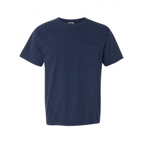 6030 Comfort Colors 6030 Garment-Dyed Heavyweight Pocket T-Shirt TRUE NAVY