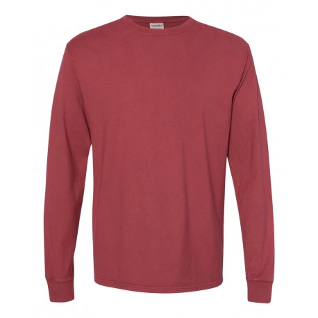 GDH200 ComfortWash by Hanes GDH200 Garment-Dyed Long Sleeve T-Shirt CAYENNE
