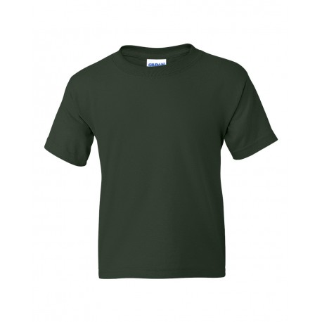 8000B Gildan 8000B DryBlend Youth T-Shirt FOREST GREEN