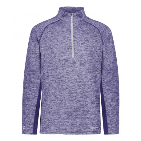 222574 Holloway 222574 Electrify CoolCore Quarter-Zip Pullover PURPLE HEATHER