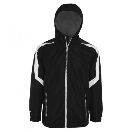 229059 Holloway 229059 Charger Hooded Jacket BLACK/ WHITE