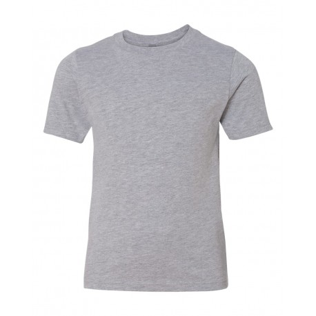 3310 Next Level 3310 Youth Cotton T-Shirt HEATHER GREY