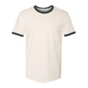 3604 Next Level Natural/ Forest Green