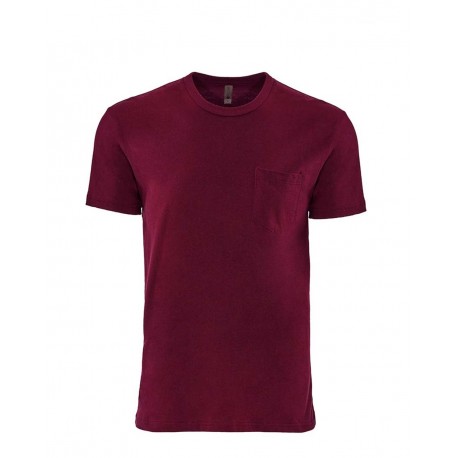 3605 Next Level 3605 Cotton Pocket T-Shirt MAROON