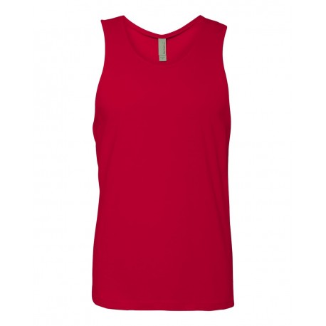 3633 Next Level 3633 Cotton Muscle Tank RED