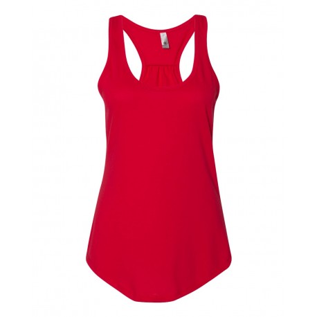 6338 Next Level 6338 Women's Gathered Racerback Tank RED