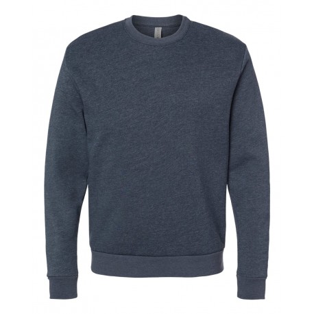9002 Next Level 9002 Malibu Crewneck Sweatshirt Heather Midnight Navy
