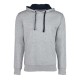 9301 Next Level Heather Grey/ Midnight Navy