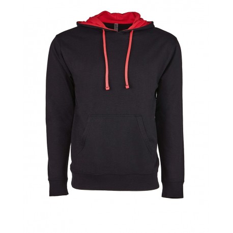 9301 Next Level 9301 Laguna Hoodie BLACK/ RED