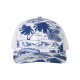 112P Richardson Island Print Royal/ White