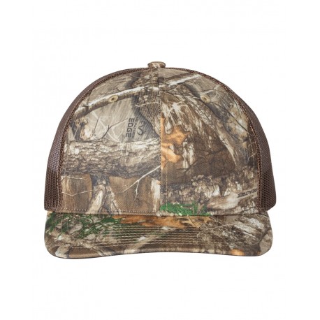 112P Richardson 112P Printed Trucker Cap Realtree Edge/ Brown