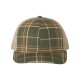 112P Richardson Plaid Print Thyme Green/ Toast/ Khaki