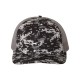 112P Richardson Black Digital Camo/ Charcoal
