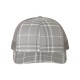 112P Richardson Plaid Print Grey/ Charcoal/ Charcoal