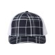 112P Richardson Plaid Print Navy/ Charcoal/ White