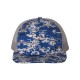 112P Richardson Royal Digital Camo/ Charcoal